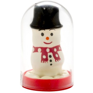 CONDOMERIE - PRÃSERVATIFS FANTAISIE PEINTS Ã LA MAIN BONHOMME DE NEIGE
